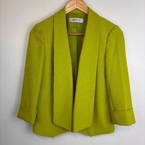 Kasper Green Blazer Shoulder Pads